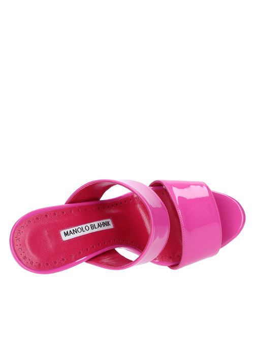 Mules WELLI MANOLO BLAHNIK in vernice MANOLO BLAHNIK | 12323720008FUXIA